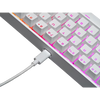 Corsair K65 RGB Mini Mechanical Gaming Keyboard Cherry MX Speed White - 840006636946