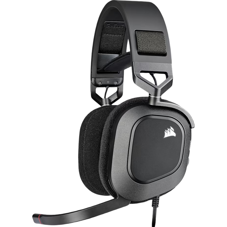 Corsair HS80 RGB USB Premium Gaming Headset with 7.1 Surround Sound Carbon - 840006644460