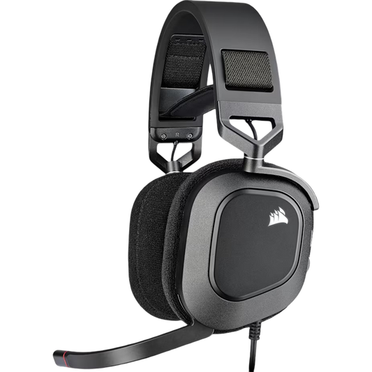 Corsair HS80 RGB USB Premium Gaming Headset with 7.1 Surround Sound Carbon - 840006644460