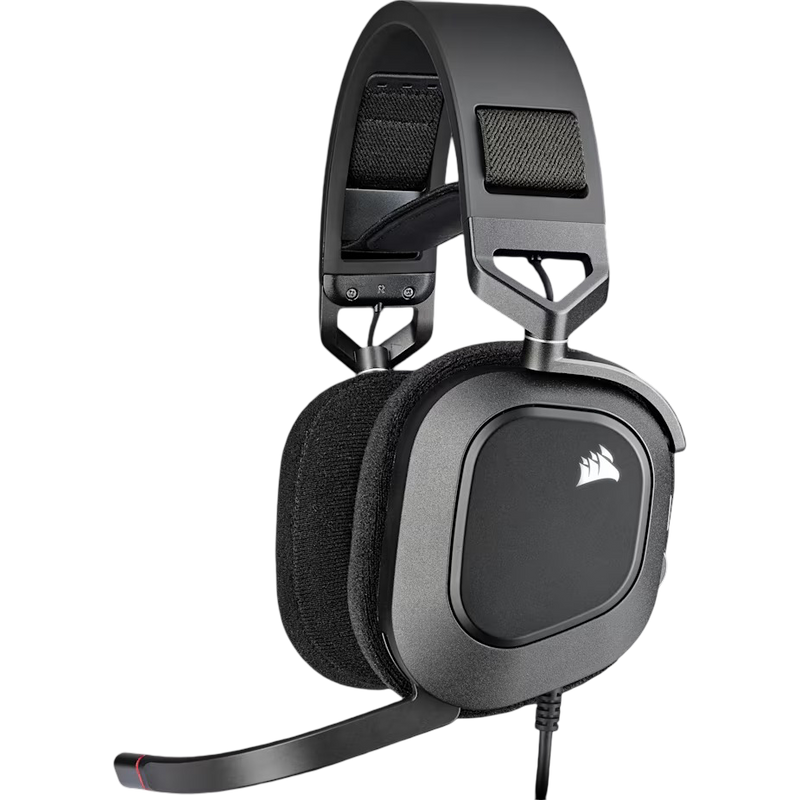Corsair HS80 RGB USB Premium Gaming Headset with 7.1 Surround Sound Carbon - 840006644460