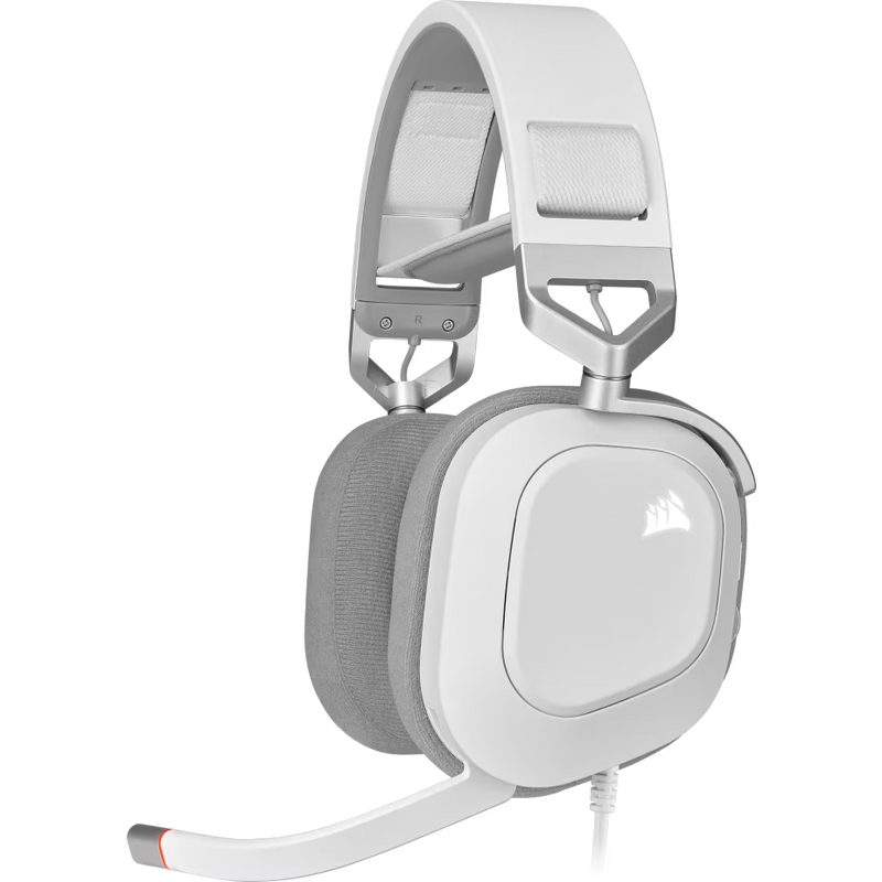 Corsair HS80 RGB USB Premium Gaming Headset with 7.1 Surround Sound White - 840006644507