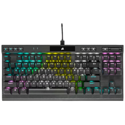 Corsair K70 RGB TKL Champion Series Optical Mechanical Gaming Keyboard Corsair OPX Switch - 840006648253