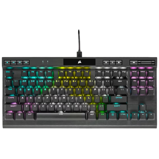 Corsair K70 RGB TKL Champion Series Optical Mechanical Gaming Keyboard Corsair OPX Switch - 840006648253