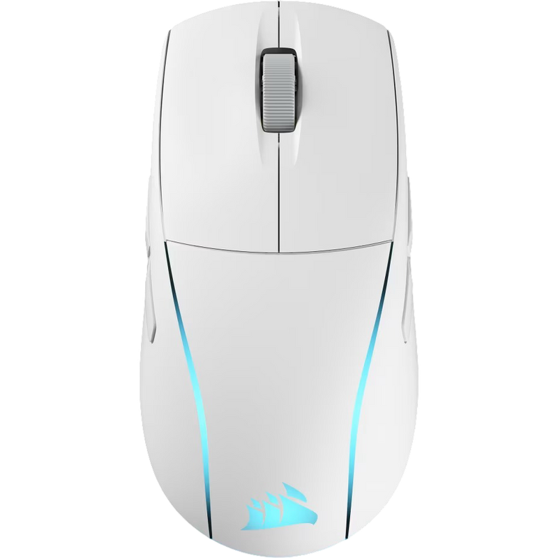 Corsair M75 RGB Lightweight Wireless Gaming Mouse White - 840006649533