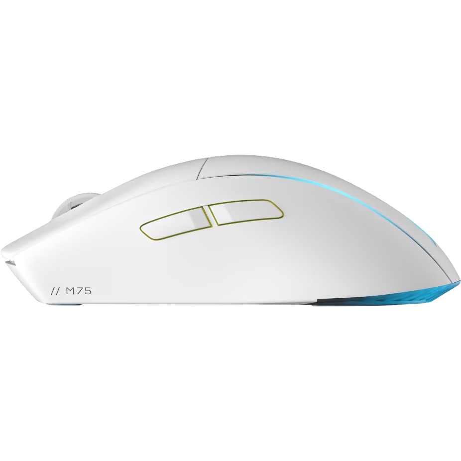 Corsair M75 RGB Lightweight Wireless Gaming Mouse White - 840006649533