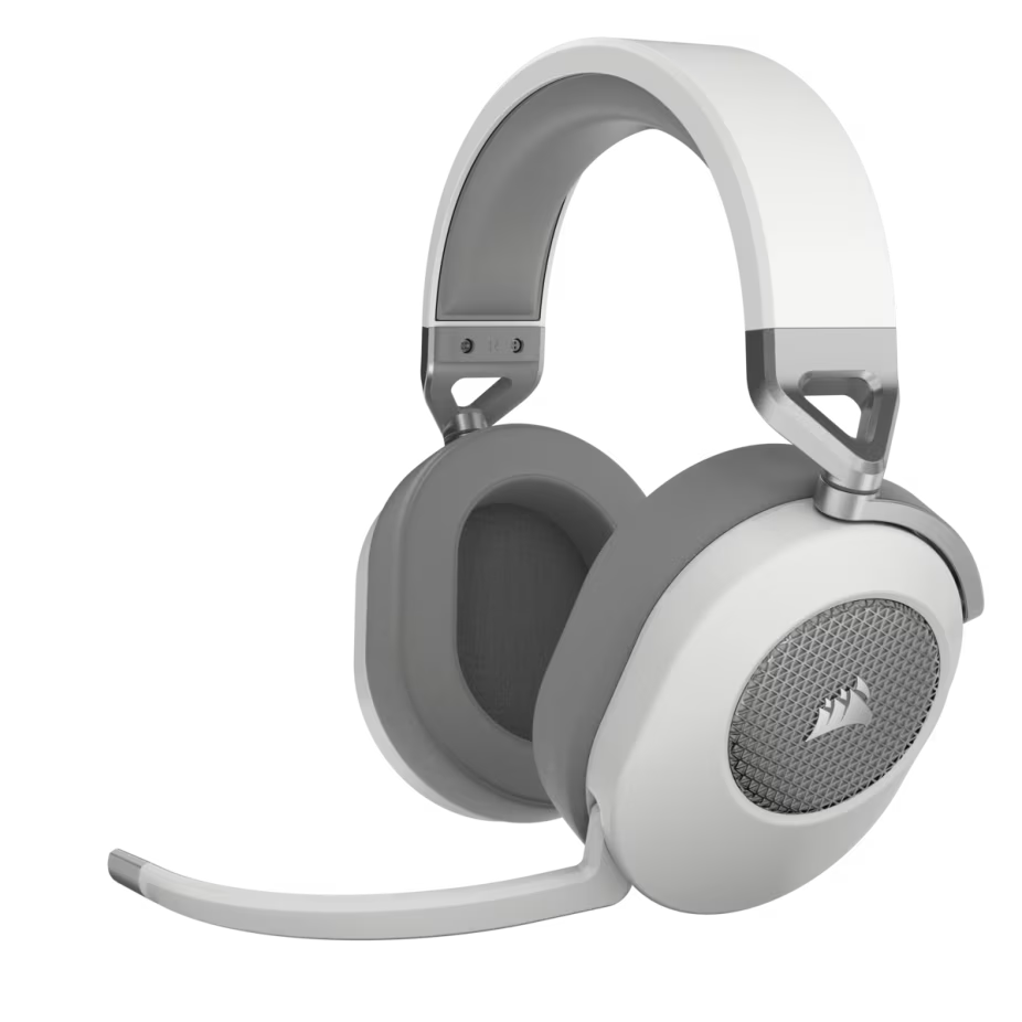 Corsair HS65 Wireless Gaming Headset with Dolby Audio 7.1 Surround Sound White - 840006657965