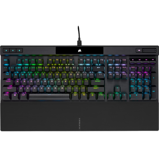 Corsair K70 PRO RGB Optical-Mechanical Gaming Keyboard with PBT DOUBLE SHOT PRO Keycaps - 840006660163
