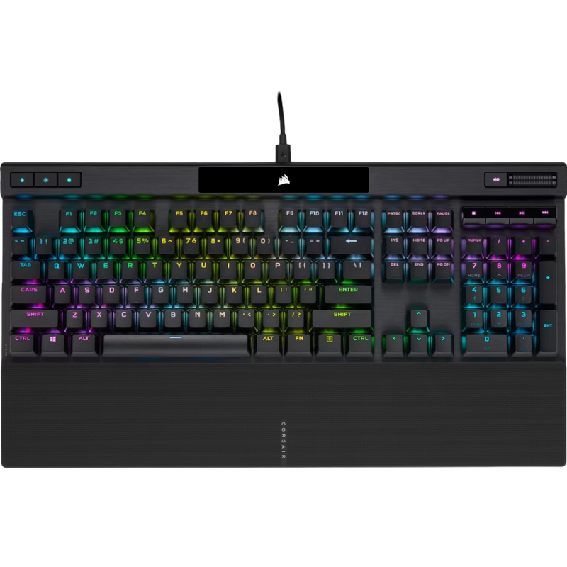 Corsair K70 PRO RGB Optical-Mechanical Gaming Keyboard with PBT DOUBLE SHOT PRO Keycaps - 840006660163