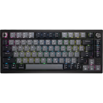 CORSAIR K65 Plus Wireless Mechanical Keyboard, Backlit RGB LED, Corsair MLX Red - MIDNIGHT GRAY - 840006665366