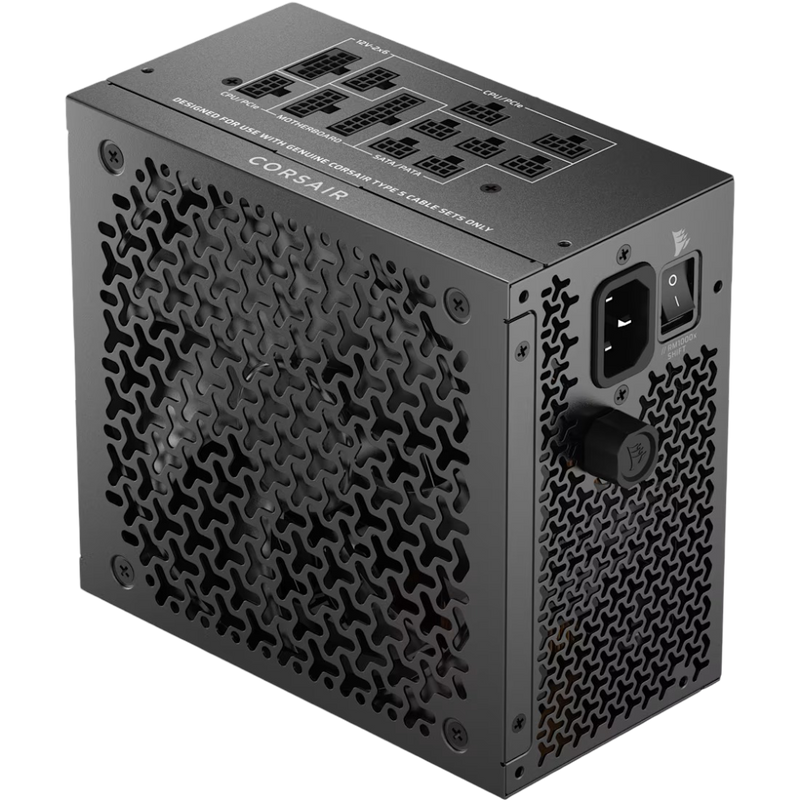 Corsair RM1000X Shift 1000W 80 Plus Gold PCIE 5.1 Fully Modular ATX 3.1 Power Supply - 840440483021