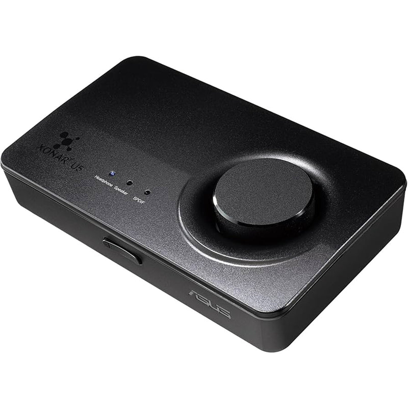 ASUS XONAR U5 5.1 Channel USB sound card and headphone amplifier - 3 Years Warranty - 886227820733