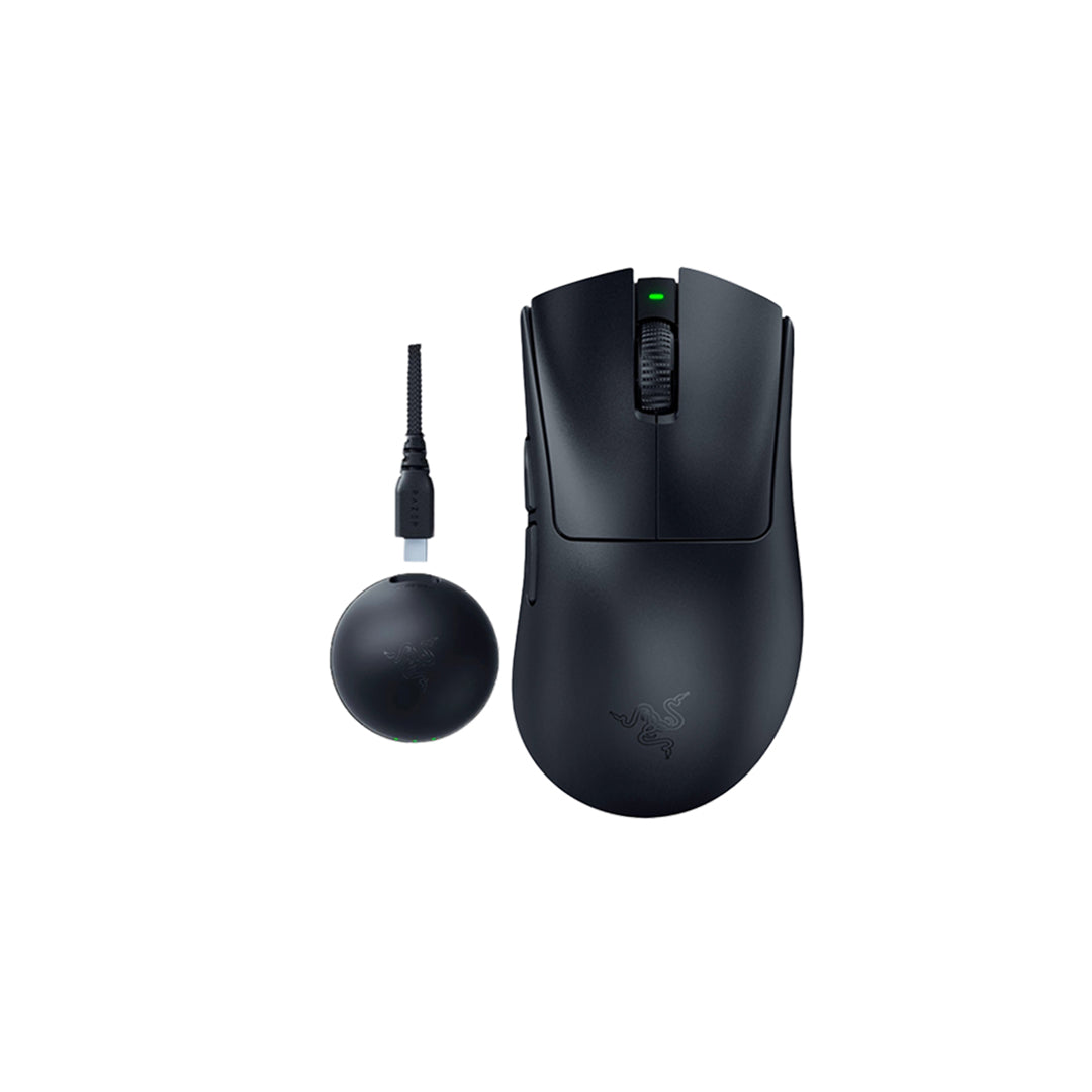 Razer DeathAdder V4 Pro - Wireless Esports Gaming Mouse - BLACK / WHITE EDITION - 8886419334750 / 8886419334910