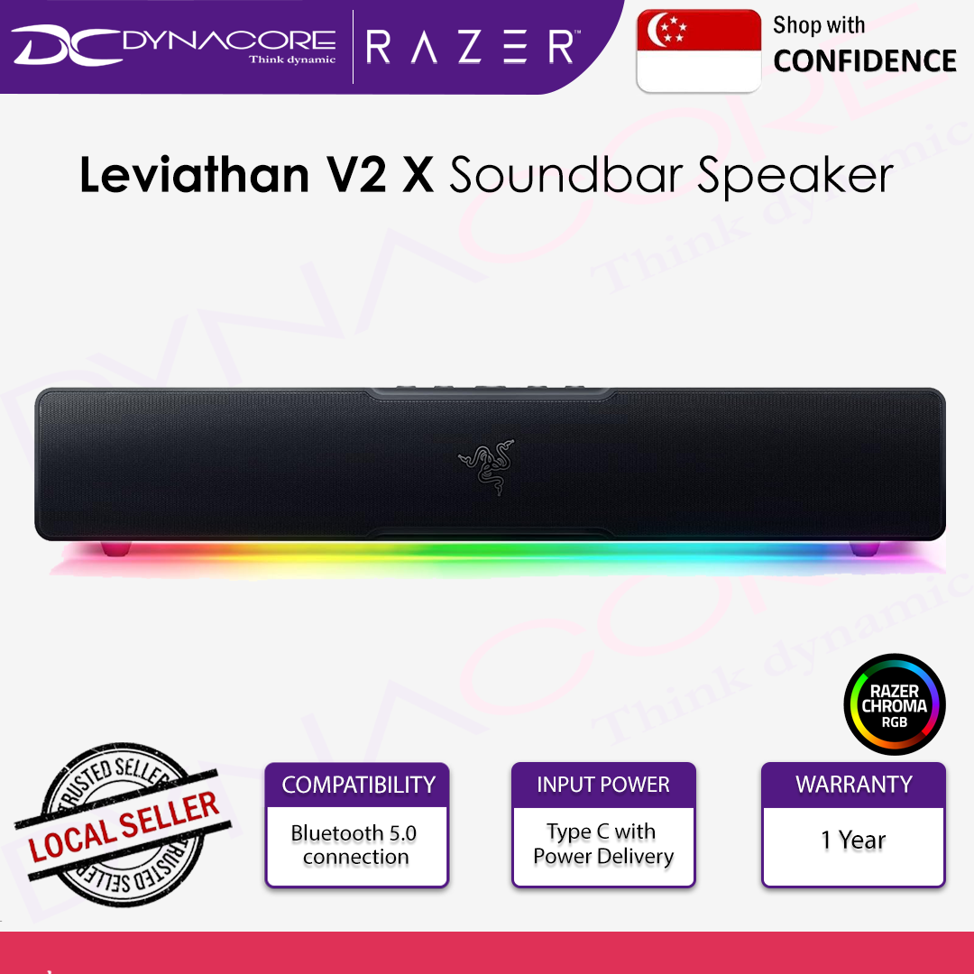 Razer Leviathan V2 X PC Gaming Soundbar -8886419379645– Dynacore
