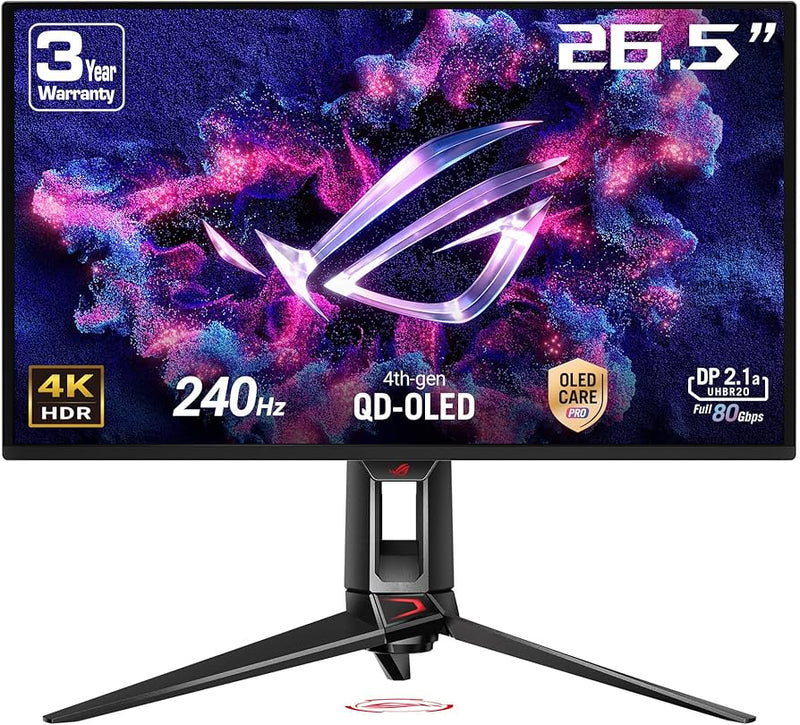 ASUS ROG Swift PG27UCDM 27" 4K UHD (2160P) QD-OLED 240HZ Gaming Monitor - ASUSPG27UCDM