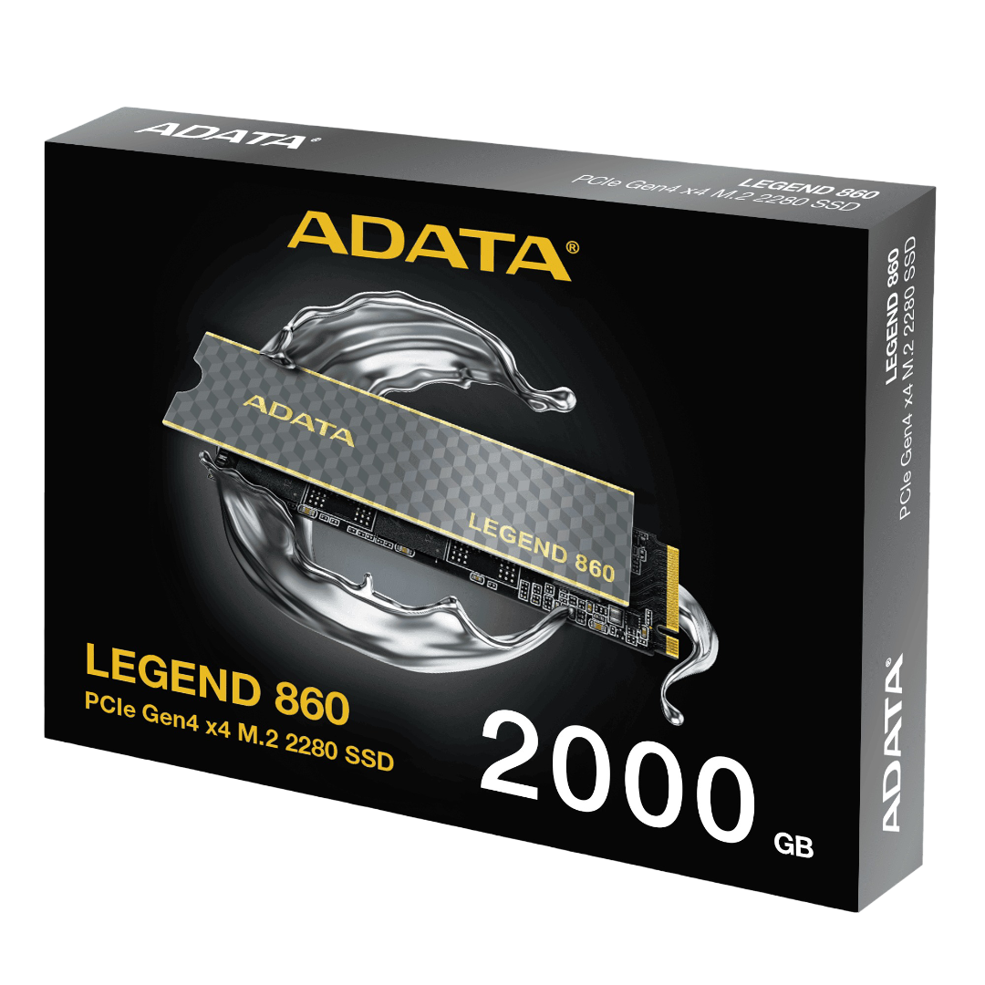 ADATA LEGEND 860 2TB PCIe Gen4 x4 M.2 2280 Solid State Drive
