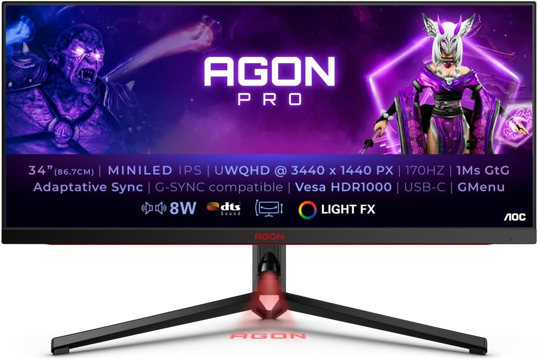 AOC AGON PRO AG344UXM GAMING MONITOR - AOCAG344UXM