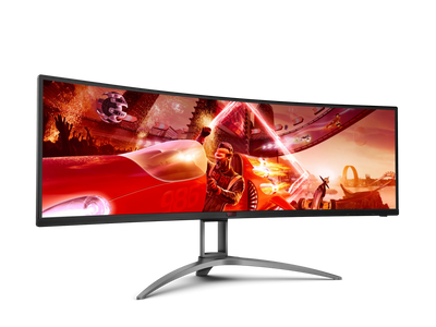 AOC AGON AG493UCX2 49" 165HZ CURVED Gaming Monitor - 1800R, USB-C (DP Alt, 65W), Speaker - AOCAG493UCX2
