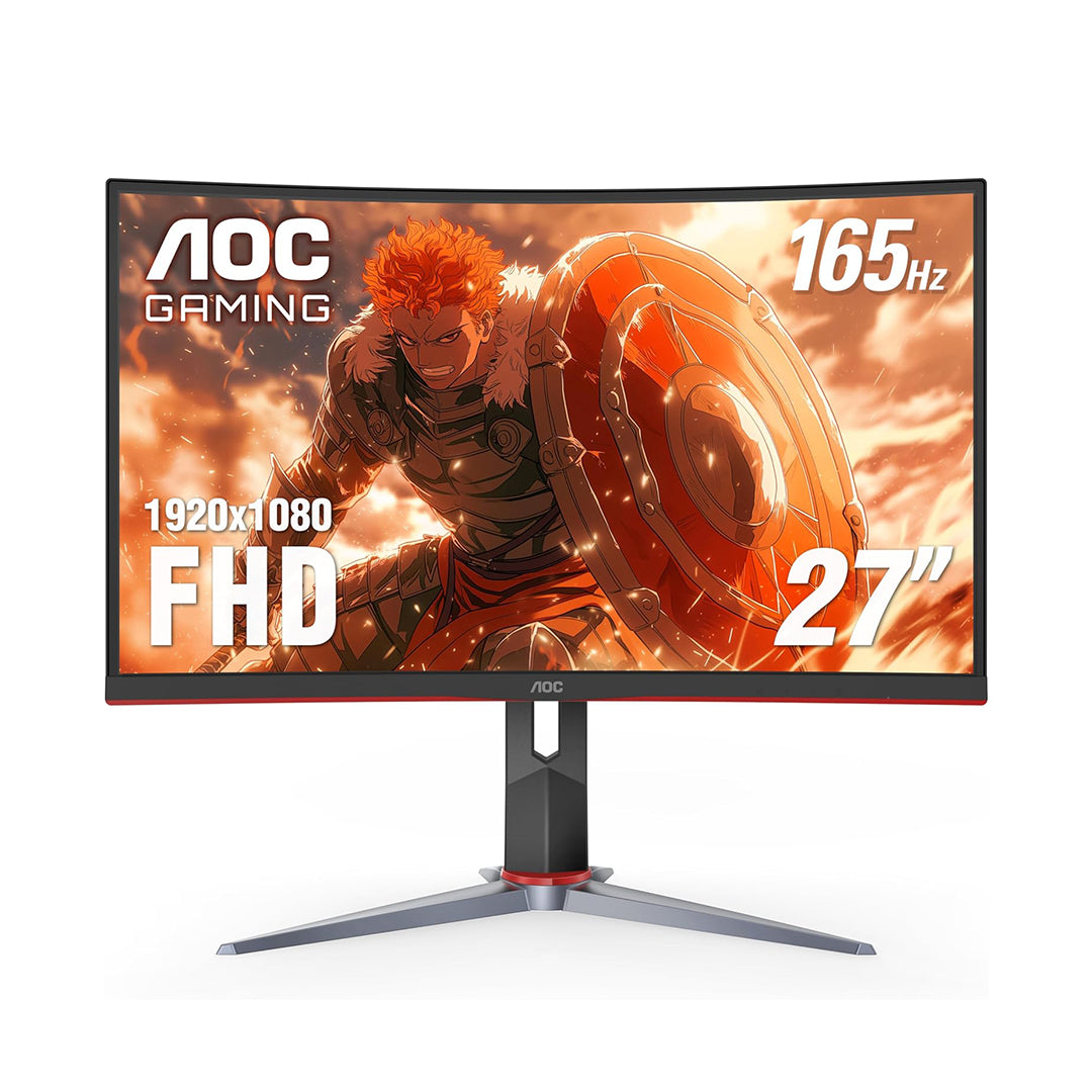 AOC C27G2 27 inch VA, Curved, FreeSync Premium, 1ms, 165Hz Monitor - AOCC27G2