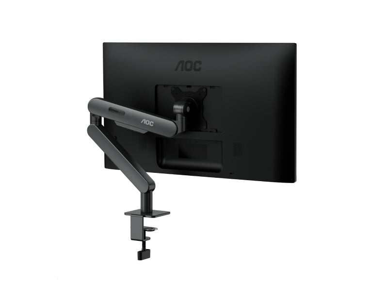 AOC AM400 Mechanical Gas Spring System Single Monitor Arm (Black / Gray / Pink / White)
