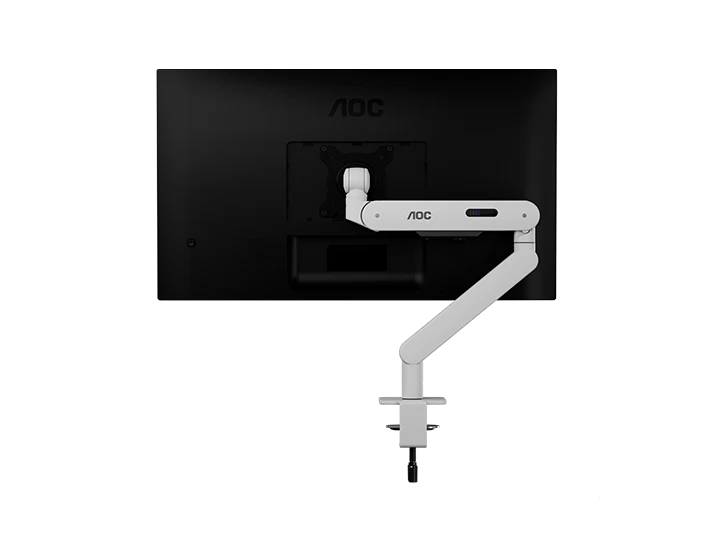 AOC AM400 Mechanical Gas Spring System Single Monitor Arm (Black / Gray / Pink / White)