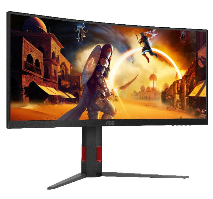 AOC CU34G4H 34" FAST VA WQHD 200HZ 0.3MS CURVED Gaming Monitor - 1500R, Adaptive Sync, HDR10 - AOCCU34G4H