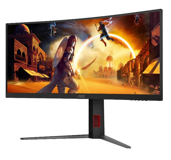 AOC CU34G4Z 34" FAST VA WQHD 240HZ 0.3MS CURVED Gaming Monitor - 1500R, Adaptive Sync  HDR10 - AOCCU34G4Z