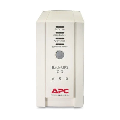 APC BK650AS  BACK-UPS CS 650VA 230V USB/TELEPHONE PROTECTION 4-POWER OUTLETS UPS - APCBK650AS