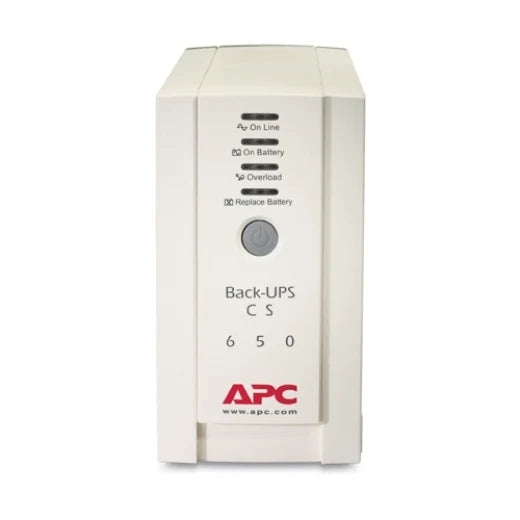 APC BK650AS  BACK-UPS CS 650VA 230V USB/TELEPHONE PROTECTION 4-POWER OUTLETS UPS - APCBK650AS