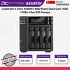 Asustor Lockerstor 4 Gen3 AS6804T AMD Ryzen Quad Core 16GB 10GBe 4 Bay NAS Storage - 887372001657