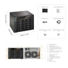 Asustor Lockerstor 10 Gen3 AS6810T 10 Bay 16GB RAM Network Attached Storage with Dual 10 Gigabit ports - 887372001688