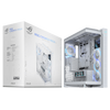 ASUS ROG Cronox GR801 ARGB LCD Curved EATX Tempered Glass Tower Case White - ASUSCROGR801WHTARGB