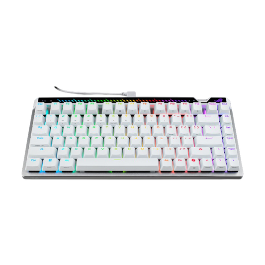 ASUS ROG Falchion Ace 75 HE Gaming Keyboard Magnetic Switch Rapid Trigger White - 199291251205