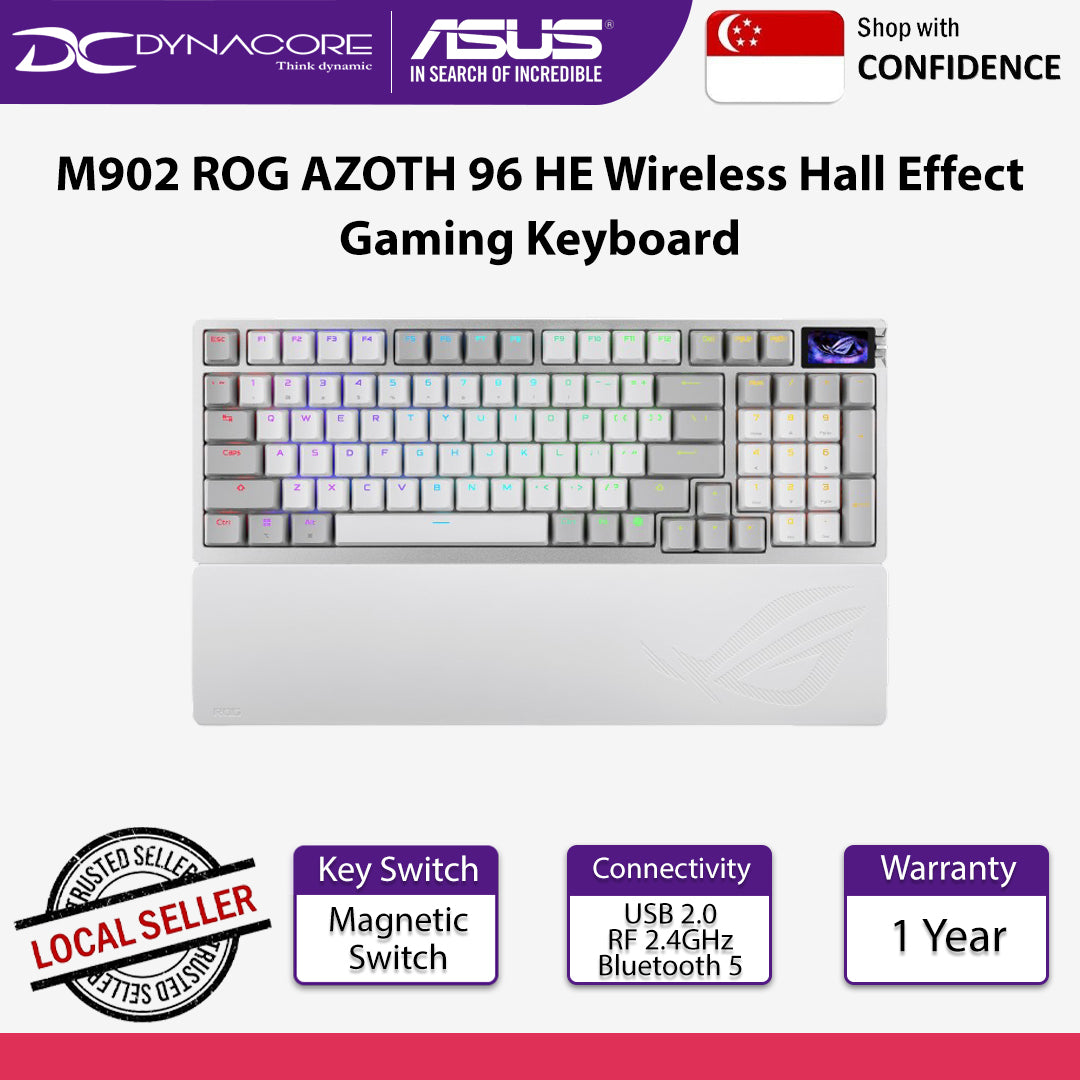 ASUS M902 ROG AZOTH 96 HE Wireless Hall Effect Gaming Keyboard - 199291395893