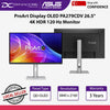 ASUS ProArt Display OLED PA279CDV 27 Inch (26.5-inch viewable) 4K UHD QD-OLED 120Hz Professional Monitor - ASUSPA279CDV