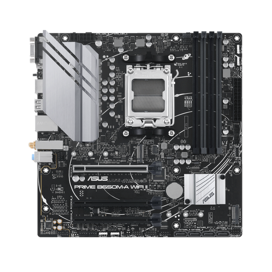 Asus PRIME B650M-A WIFI II AMD B650 Micro-ATX motherboard DDR5 PCIe 5.0 M.2 support