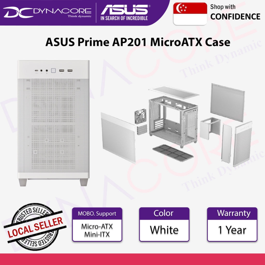 ASUS Prime AP201 MicroATX Case - 195553771849
