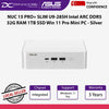 ASUS NUC 15 PRO+ SLIM RNUC15CRSU9084C3 MINIPC FULL SET SILVER (ULTRA 9 285H 16CORE /32GB RAM (16X2)/1TB SSD/WIN11-PRO/WIFI7) - 199291472662