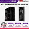 ASUS ROG Cronox GR801 EATX Curved Tempered Glass Gaming PC Case Black - ASUSCRONOXGR80BL