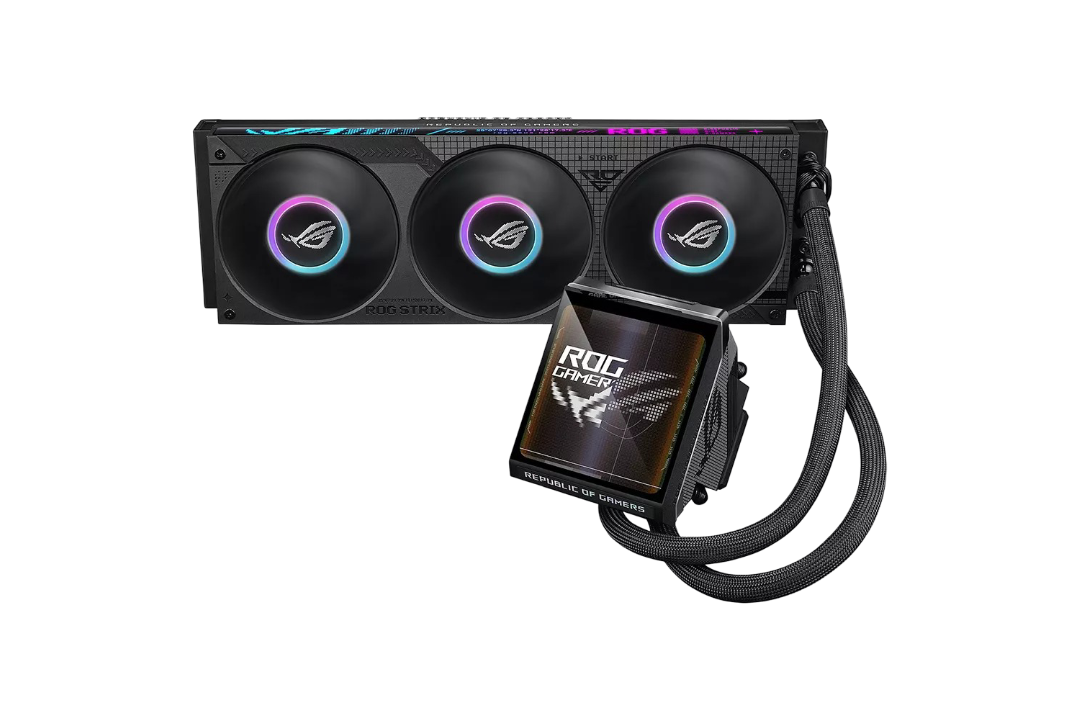 ASUS ROG Strix LC IV 360 ARGB LCD All-in-one Liquid CPU Cooler Black - 4711636385954