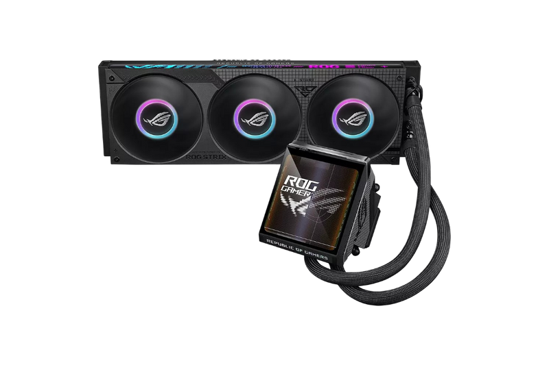 ASUS ROG Strix LC IV 360 ARGB LCD All-in-one Liquid CPU Cooler Black - 4711636385954