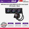 ASUS ROG Strix LC IV 360 ARGB LCD All-in-one Liquid CPU Cooler Black - 4711636385954