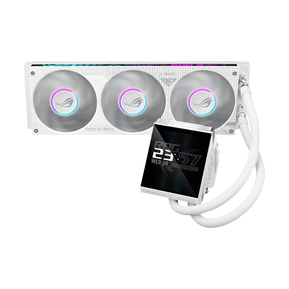 ASUS ROG Strix LC IV 360 ARGB LCD All-in-one Liquid CPU Cooler White - 4711636582339