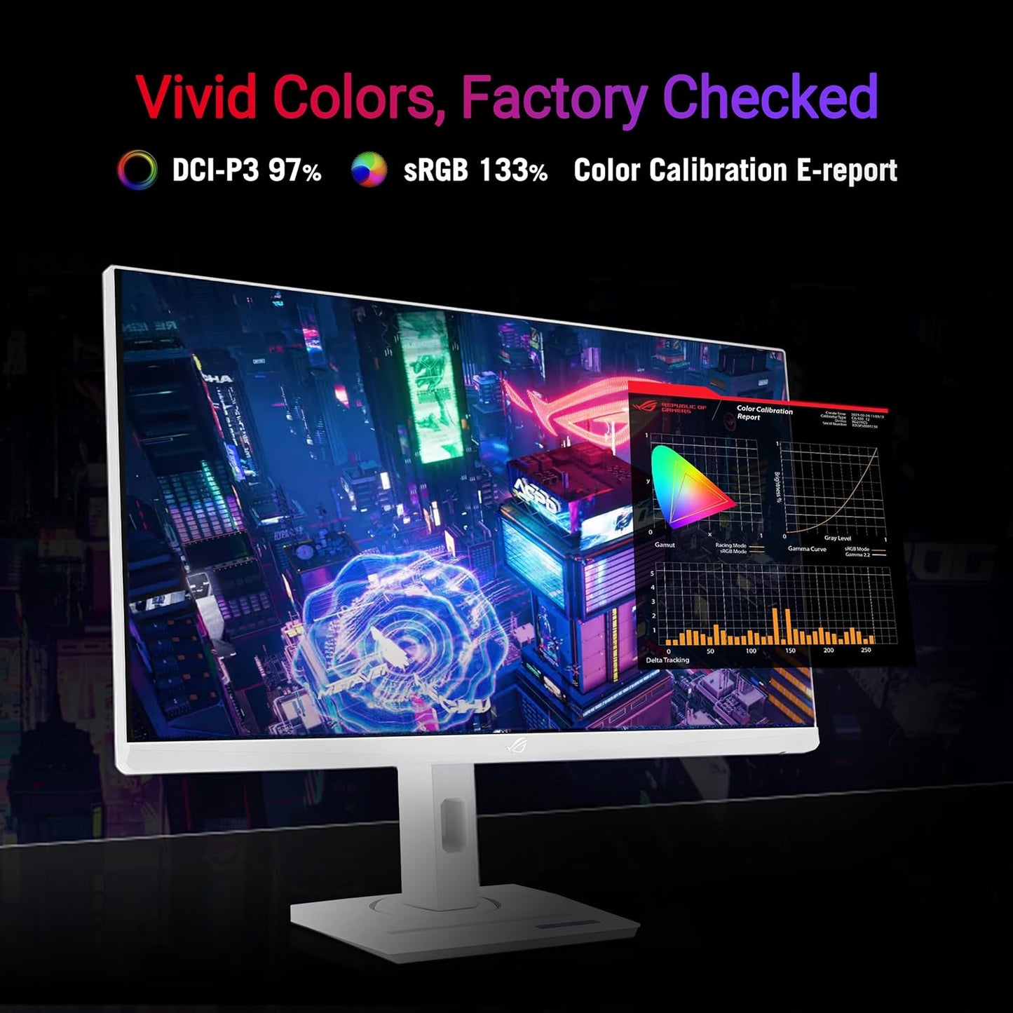 Asus ROG Strix XG27ACS 27-inch USB Type-C Gaming Monitor – 2560x1440, 180Hz, 1ms,G-Sync compatible - ASUSXG27ACS-W