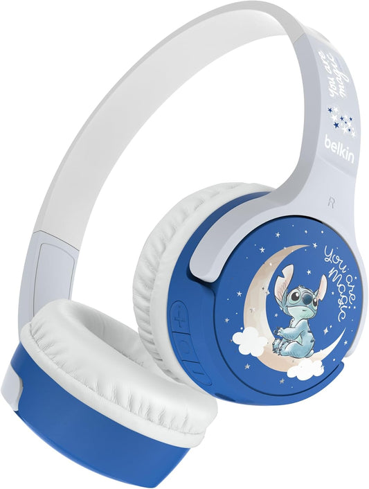 BELKIN SOUNDFORM KIDS HEADPHONES,DY,LD SLV,STITCH - 745883925940
