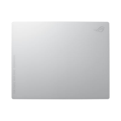 ASUS ROG Moonstone Ace L Tempered Glass Gaming Mousepad / Large Size - White - 197105312555