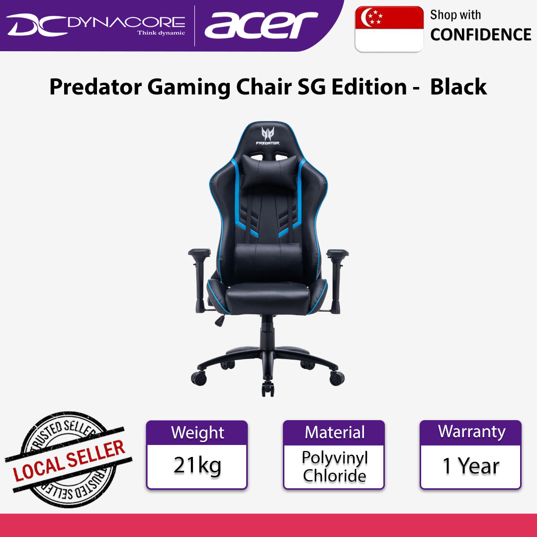 Acer Predator Gaming Chair SG Edition Black - ZL.G01SG.008