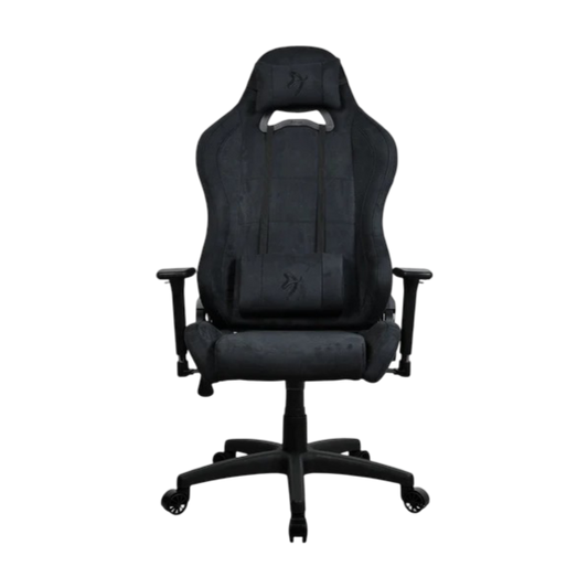 Arozzi Torretta Supersoft Fabric Gaming Chair Pure Black - TORRETTA-SPSF-PB