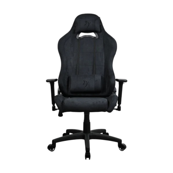 Arozzi Torretta Supersoft Fabric Gaming Chair Pure Black - TORRETTA-SPSF-PB