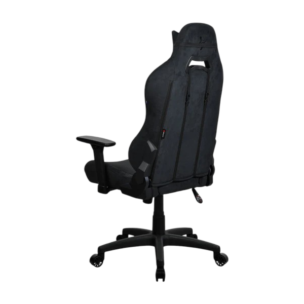 Arozzi Torretta Supersoft Fabric Gaming Chair Pure Black - TORRETTA-SPSF-PB