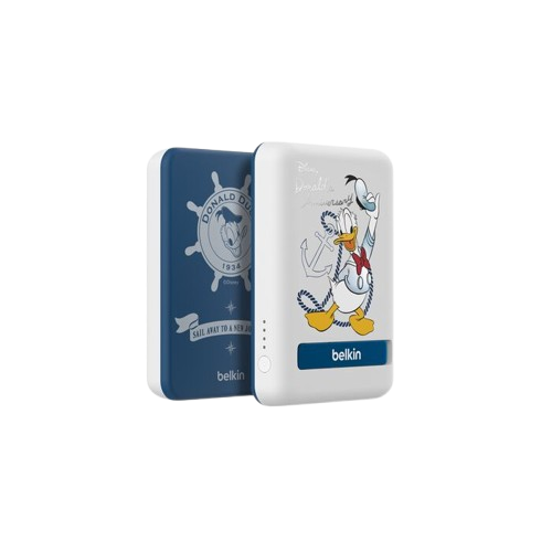 Belkin BPD004qcNB-DY Magnetic BoostCharge Wireless Power Bank 5K + Stand (Disney Collection) - 745883893027